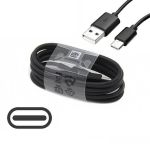 Picture of Samsung Galaxy S8 S9 S10 Note 8/9/10, Samsung A71/A51/A31/A21/A52/32/A33 & A53/A73/ M51/M31 Type-C Charging /Data Sync Cable - 1.2m (Black, EP-DG950CBE)
