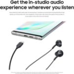 Picture of Samsung EO-IC100BBEGUS Corded Type-C Earphones for Note 10 | 20 |  S20 | S21 & S22 all Models - Black