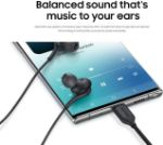 Picture of Samsung EO-IC100BBEGUS Corded Type-C Earphones for Note 10 | 20 |  S20 | S21 & S22 all Models - Black