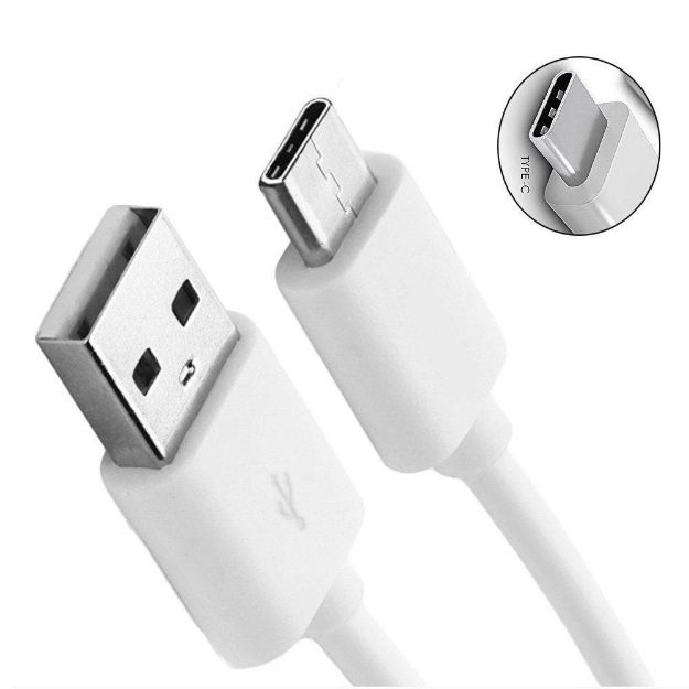 Picture of Super Fast Ven-Dens USB to Type-C Cable 1M - White 