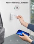 Picture of SPEEDY USB-C Charger Plug Type C Fast PD Adapter Supports 18W, 20W Max Output Compatible with iPhone 13/13 Mini/13 Pro/13 Pro Max/12/SE 2020/11, MacBook Air/Pro/Mini, iPad Mini 6 & iPad Air 4.