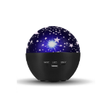 Picture of Baby Projector 3D Night Light, Remote Control 360° Rotation Moon Night Light Projector for Kids with Built-in Music Player And Multiple Lighting Modes