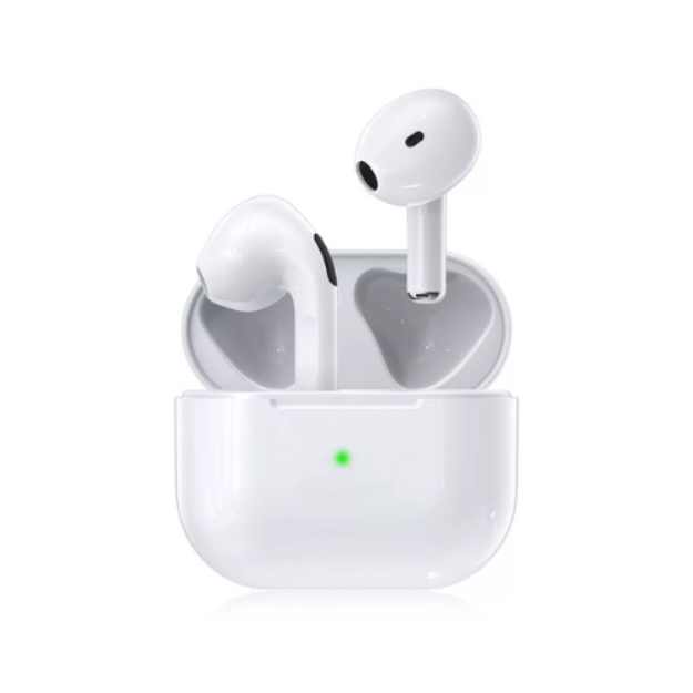 Picture of Pro 6 Earbuds Stereo New Gen Earphones for Apple iPhone iPad MacBook Touch Control Wireless Charging & Noise Reduction Headphones, 1 Year Warranty