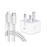 Picture of Apple iPhone 13 (20W) USB-C Power Adapter & USB-C to Lightning Cable for Apple iPhone 13 | 12 | Pro | Pro Max | Mini | 11 | 11 Pro | 11 Pro Max | X | 8 and 11-inch iPad Pro and iPad Pro (all generations)