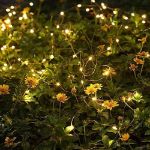 Picture of Fairy Garden String Lights 120 LED 12M/40Ft 8 Modes, 2 Pack Solar Powered Indoor/Outdoor Copper Wire Decorative Lighting for Patio Yard Party & Wedding (Warm White)