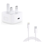 Picture of Speedy (20W) USB-C Power Adapter for Apple iPhone 13 | 13 Pro | 13 Pro max | 13 Mini | iPhone 12 |12 Pro | 12 Pro Max | 11 | 11 Pro | 11 Pro Max | X | 8 and 11-inch iPad Pro and iPad Pro (all generations)