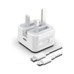 Picture of Alpha (20W) USB-C Power Adapter PD & USB-C to Lightning Cable for Apple iPhone 13 |13 Pro | 13 Pro Max | 13 mini - Super-Fast Charge