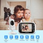 Picture of HB32 Wireless Video Baby Monitor with Digital Camera, 3.2 Inch Screen Night Vision Temperature Monitoring & 2 Way Talkback System UK Interface Plug,  Power Saving/Vox, Zoom in, White
