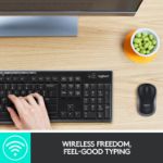 Picture of Wireless Logitech MK270 Keyboard and Mouse Combo for Windows, 2.4 GHz Wireless, Compact Mouse, 8 Multimedia and Shortcut Keys, 2-Year Battery Life, for PC, Laptop, QWERTY UK English Layout