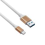 Picture of Speedy 2 Metre White USB-C Fast Charging Cable Compatible for Samsung Galaxy S10 S9 S8, Huawei P10 P9, Google Pixel, Sony Xperia XZ, LG G5 G6,Galaxy A20e, A50, A70 (2M, White)