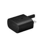Picture of Samsung 25W Fast Charging Adapter USB-C Mains Plug/Wall Charger for Samsung Galaxy S22 5G | S22+ 5G | S22 Ultra, UK – Black