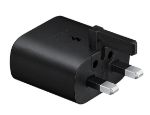 Picture of Samsung 25W Fast Charging Adapter USB-C Mains Plug/Wall Charger for Samsung Galaxy S22 5G | S22+ 5G | S22 Ultra, UK – Black