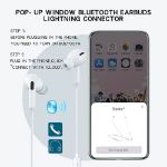 Picture of Earpods Pro [Apple MFi Certified] In-Ear Headphones with Noise Isolating Microphone and Volume Control Wired Earphones for iPhone 14/13/12/SE/11/XS Max/X/XR/8/7