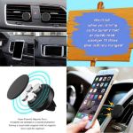 Picture of Car Phone Mount Holder Magnetic Air Vent in car Mobile Phone Cradle Magnet for iPhone, Samsung, Huawei, Oneplus etc.
