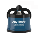 Picture of AnySharp World's Best Professional Knife Sharpener With PowerGrip - Use for Any Knife, Personal Knife Sharpener, Safe Manual Sharpening Tool - UK