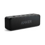 Picture of Anker Soundcore 2 Portable Bluetooth Speaker with 12W Stereo Sound, 24-Hour Playtime, Wireless Pairing Speaker for Home, Outdoors, Travel