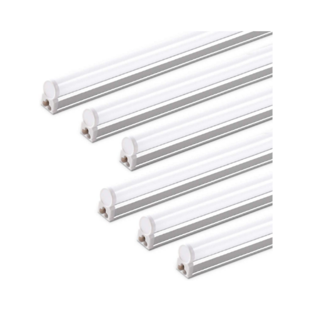 Picture of Barrina LED T5 Integrated Single Fixture (Pack of 6), 20W Lights for  Utility Shop Ceiling and Under Cabinet - Hardwired  (Super Bright White)
