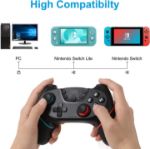 Picture of Olimoxi Wireless Switch, Controller for Nintendo Switch, Remote Switch Pro Slim Console PC Gamepad / Joystick / Controller For for Nintendo Switch OLED Console, Supports Wake up, Gyro Axis, Turbo and Dual Vibration