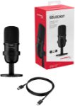 Picture of HyperX Solo-Cast USB Condenser Gaming Microphone for PC, PS4 and Mac, Tap-to-mute un-mute Sensor, Best for Gaming, Streaming, Podcasts, Twitch, YouTube, Discord