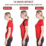 Picture of Posture Corrector Adjustable Back Straightener Support for Men and Women - Comfortable Upper Back Brace for Neck Back & Shoulder