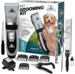 Picture of Professional Dog Grooming Kit - Rechargeable Cordless Grooming Clippers & Complete Set of Pet Grooming Accessories, Low Noise | Suitable for Dogs, Cats and Other Pets