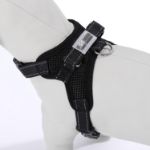 Picture of Dog Harness Adjustable Mesh Pet Chest Strap No Pull Puppy Vest Harness Breathable Soft Padded for Large Medium & Small Dogs (Black & Red)