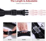 Picture of Dog Harness Adjustable Mesh Pet Chest Strap No Pull Puppy Vest Harness Breathable Soft Padded for Large Medium & Small Dogs (Black & Red)