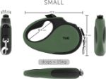 Picture of 360° Tangle-Free Retractable Dog Lead for Up to 50 kg Dogs | 5m Strong Nylon Tape/Ribbon | One-Handed Brake, Pause & Lock (Small, Medium & Large)