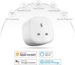 Picture of WiFi Smart Plug, Certified for Humans Devices Wireless Remote Control Timer Switch, Works with Alexa, Apple HomeKit and Google Home