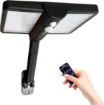 Picture of Solar Lights Outdoor Pack of 2, 128 Led Super Bright Lamp Wireless Waterproof Solar Flood Light, Motion Sensor Security Luces Solares for Deck, Fence, Patio, Front Door, Gutter, Yard, Shed & Path