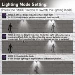Picture of Solar Lights Outdoor Pack of 2, 128 Led Super Bright Lamp Wireless Waterproof Solar Flood Light, Motion Sensor Security Luces Solares for Deck, Fence, Patio, Front Door, Gutter, Yard, Shed & Path