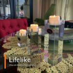 Picture of Realistic and Bright Flickering Flameless LED Tea Light Battery Operated Pack of 24, Electric Fake Candle in Warm White & Wave Open