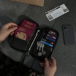 Picture of Travel Accessories Document Holder Airplane Holiday Essentials Wallet Organiser Bag with RFID Blocking Unisex Family Passport Holder (Upto 8) Cover Case | Gifts for Men Women