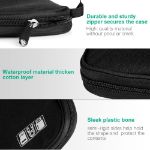 Picture of Electronics Accessories Organizer Bag, Travel Cable Organiser Universal Carry Travel Gadget Compact & Slim Mini Bag for Cable, Drive, SD Card, Charger, USB & Hard Disk