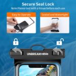 Picture of Unbreakable Waterproof Phone Case 2xPack, IPX8 Waterproof Phone Pouch Dry Bag for iPhone 14 13 12 11 XR X XS SE 8 7 Samsung S22 S21 S20 S10 S9 Huawei P40 Mate 40