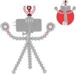 Picture of Wavo Mobile Compact On-Camera Microphone With Rycote Shock Mount Deadcat Windscreen for Smartphone Professional Microphone for Vlogging iPhone & Android  Smartphones