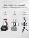 Picture of Video Light RGB, Rechargable Photography Lights Camera Light Mini 360° Full-Color with Cold Shoe 2500K-9500K, Led Panel Support Magnet Adsorption