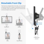 Picture of LED Video Conference Light Kit with Clip & Phone Holder for iPhone/Tablet/Laptop, Dimmable CRI 95+ with 3 Light Modes, Built-in 2000mAh Battery for Zoom Calls/Remote Working/Live Stream/Selfie