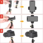 Picture of 10" Ring Light with Tall Tripod Stand & Phone Holder for YouTube Video, Dimmable Led Ring Light with Remote for Camera, Video, Makeup, Selfie Photography Compatible with Smartphone