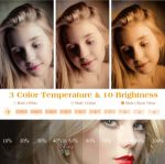 Picture of 10" Ring Light with Tall Tripod Stand & Phone Holder for YouTube Video, Dimmable Led Ring Light with Remote for Camera, Video, Makeup, Selfie Photography Compatible with Smartphone