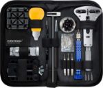Picture of Watch Repair Kit 112 PCS, Eventronic Professional Spring Bar Tool Set Watch Band Link Pin Tool Set with Carrying Case