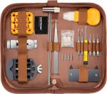 Picture of Watch Repair Kit 112 PCS, Eventronic Professional Spring Bar Tool Set Watch Band Link Pin Tool Set with Carrying Case