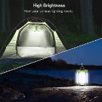Picture of Camping Lantern Rechargeable Lamp - 7 Light Modes 60 LED Ultra Bright LED Tent Light 10+ Hrs Battery Life for Camping, Emergency, Fishing & Hiking
