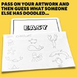 Picture of Six Second Scribbles, Frantically Fast & Fantastic Fun Drawing Dame | Family Friendly Party Game for Children, Teens and Adults