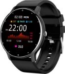 Picture of Smart Watch Men/Women Ultra Thin Heart Rate Monitor Fitness Tracker with Blood Pressure Pedometer & Calorie Counter Compatible with Android & iOS Devices