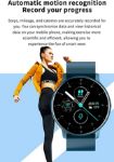 Picture of Smart Watch Men/Women Ultra Thin Heart Rate Monitor Fitness Tracker with Blood Pressure Pedometer & Calorie Counter Compatible with Android & iOS Devices