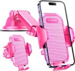 Picture of PRO Car Phone Holder Upgrade Mount Mobile Phone Automobile Cradle Van Accessories Windscreen Dashboard Vent for iPhone 14 13 12 Samsung, All Smartphone