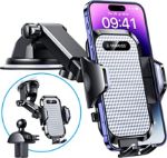 Picture of PRO Car Phone Holder Upgrade Mount Mobile Phone Automobile Cradle Van Accessories Windscreen Dashboard Vent for iPhone 14 13 12 Samsung, All Smartphone