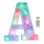 Picture of Unicorn Light Up Letters, 18 Color Changing LED Letter Lights Diamond Alphabet Sign Unicorn Gifts for Girls & Women Party Decorations for Birthday Christmas Valentine