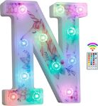 Picture of Unicorn Light Up Letters, 18 Color Changing LED Letter Lights Diamond Alphabet Sign Unicorn Gifts for Girls & Women Party Decorations for Birthday Christmas Valentine